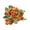#-【Orange】| Event Decorations, variant on Artificial Rose Bouquet - Realistic Silk Floral Arrangement for Home Decor, Wedding Centerpiece & Table Decorations, Pink, JKODE