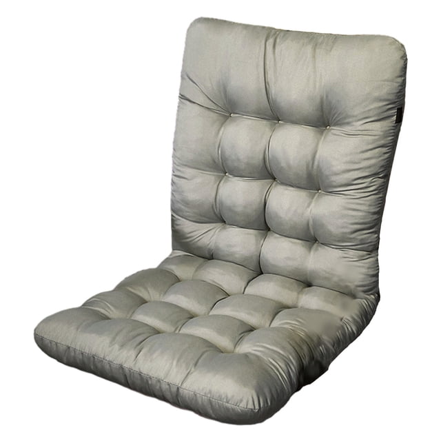yulier Outdoor High Back Chair Cushion for Patio Furniture Front Porch Rocking Chair, Indoor Seat/Back Chair Cushion Replacement Cushion for Home Office, Gray