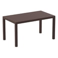 thumbnail image 1 of Compamia Ares 55" Resin Patio Dining Table in Brown, 1 of 4