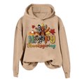 thumbnail image 1 of WEAIXIMIUNG Chandails Personnalisés pour Femmes Image Action de Grâce Sweat à Capuche Imprimé Dinde pour Femmes pour Tenue Décontractée, 1 of 3