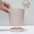 thumbnail image 3 of Small Flower Pot Thickened Plastic Small Pot with Tray Garden Breathable Pot, 3 of 3