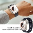 thumbnail image 5 of KOMI 2-Pack for Apple Watch 40mm Screen Protector Case,for iWatch Series 8/7/6/5/4/Series SE/SE 2 40mm Protection Cover All-Around Tempered Glass Screen Protector Case Ultra-Thin - Titanium, 5 of 5