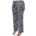 thumbnail image 3 of White Mark Pantalon Palazzo Imprimé pour Femmes, 3 of 5