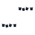 thumbnail image 4 of Wweixi 4pcs ABS Easy Installation Crowns Valve Caps Delicate And Fashionable Appearance Swing Thread black blue 2Set, 4 of 6