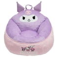 thumbnail image 1 of Hello Kitty Friends Kuromi Kids Compressed Foam Bean Bag Chair, 1 of 2