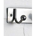thumbnail image 4 of Era Bar with 4 Hooks Metal Wall Mount Chrome; Organizer for Hat Clothes Bathrobe, 4 of 4
