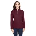 thumbnail image 1 of Core 365 Ladies' Fusion ChromaSoftâ„¢ Pique Quarter-Zip CE405W, 1 of 3