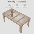 thumbnail image 2 of Farmhouse Dining Table for 4-6 – 63" Large Rectangular Wooden Kitchen Table – Heavy-Duty 81 lbs Frame, Stable Build – Perfect for Dining Room, Family Gatherings, 2 of 9
