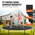 thumbnail image 3 of KFFKFF Surface de Saut pour Trampoline, Convient à un Cadre de 14 Pi, Tapis de Rebond Polyvalent pour Trampoline Circulaire de 14 Pi, Matériau Renforcé Résistant au Soleil avec Dispositif à Ressort et Anneaux en V Robustes, 3 of 9
