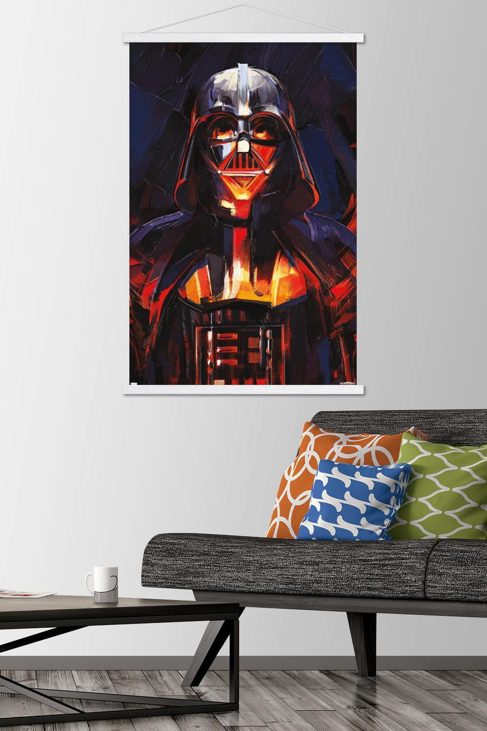 Star Wars: Obi-Wan Kenobi - Darth Vader Painting Wall Poster, 22.375" x 34"