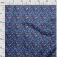 thumbnail image 2 of oneOone Tissu Polyester Lycra Feuilles & Floral Imprimé au Mètre 56 Pouces de Large, 2 of 4