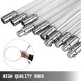 thumbnail image 3 of VEVOR Chimney Sweep Kit 33 Feet, Chimney Cleaning System with 10 Extends Up Flexible Nylon Rods, Chimney Cleaning Brush for Fireplace Flue, 2 Spinning Chimney Whip Included, 3 of 9