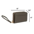 thumbnail image 3 of Time And Tru Medium Zip Around Wallet, 3 of 9