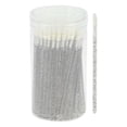 thumbnail image 1 of Unique Bargains 100 Pcs Disposable Barreled Lip Brush for Vacation Black Plastic Flocking, 1 of 5