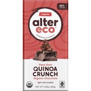 Alter Eco - Organic Dark Chocolate 60% Cacao Quinoa Crunch - 2.82 oz.