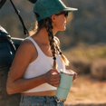 thumbnail image 2 of YETI Rambler Tasse en Paille 25 oz, Isolée sous Vide, Acier Inoxydable, Fleur de Cerisier, 2 of 8
