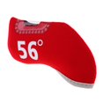 thumbnail image 2 of jinwen Couvre-Tête de Putter en Fer pour Club de Golf, Protège-Couvre-Tête, 56 Degrés, Rouge, 2 of 7