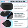 thumbnail image 3 of AMGSH 3-Tier Bar Glass Rimmer Bartender Tool with Sponge | Margarita Salt Rimmer Set, 3-Tray Black Plastic Bar Accessories Bartending Supplies, Salt Rimmer for Cocktails, 3 of 6