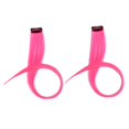 thumbnail image 2 of Hair Extensions Luminous Colored Hair Extensions, Party Highlights In Synthetic Hair With Clip, Hair Extensions & Accessories for Women, 2 of 7