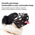 thumbnail image 3 of Liquidation, Dog Mouth Guard, Protective Barrier, Breathable Material, Adjustable Straps, Reflective Strips, for Dogs, Eating/sleeping, , Pet Safety Gear, Travel/training Hzhnb Under 10, 3 of 3