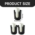 thumbnail image 3 of WHEANG Plastic Bathroom Cup Dispenser With Vertical Stripes Paper Cup Holder Disposable Paper Cup Organizer, 3 of 9