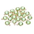 thumbnail image 1 of Unique Bargains Crystal Birthstone Charm, August Pendants Drop Bead Light Green, for Jewelry Making, 20 Pack, 1 of 6