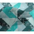 thumbnail image 4 of oneOone Viscose Chiffon Fabric Line|Chevron & Triangle Geometric Print Sewing Fabric BTY 42 Inches Wide, 4 of 4