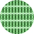 thumbnail image 1 of Ahgly Company Machine Washable Indoor Square Transitional Forest Green Area Rugs, 3' Square, 1 of 7