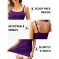 thumbnail image 4 of ORUYROP Débardeurs en Coton avec Bretelles Spaghetti Réglables Couche Cami Col Rond S - 5X, 4 of 7