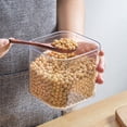 thumbnail image 4 of Vrorvz Airtight Food Storage Container for Pantry Organization Plastic Cereal Container with Easy Lock Lid Suit for Storing Flour Sugar Rice Snacks Coffee Tea in Kitchen, 4 of 6