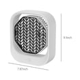 thumbnail image 2 of RKSTN portable fan Portable Desktop Fan 1200mAh 7.9 Inch Rechargeable Desktop Fan 210° Head Rotation Infinitely Variable Speed Quiet Battery Operated USB Fan For Office, 2 of 8