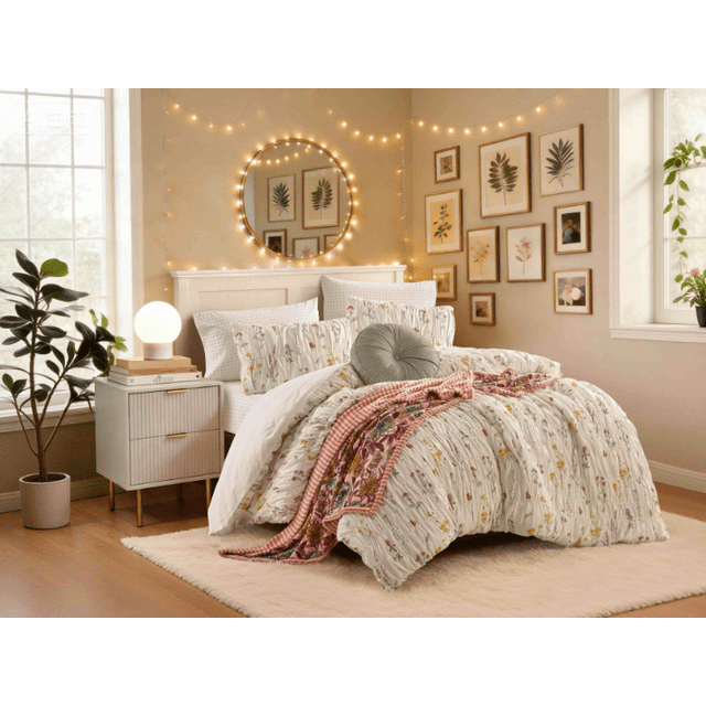 Mainstays DQ, Mult Floral Duvet Set, 3-Piece, Multi, Adult