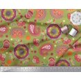 thumbnail image 3 of Soimoi Rayon Fabric Mandala & Paisley Ethnic Decor Fabric Printed Yard 56 Inch Wide, 3 of 3