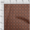 thumbnail image 1 of oneOone Cotton Silk Fabric Argyle Style Ikat Print Fabric BTY 42 Inch Wide, 1 of 4