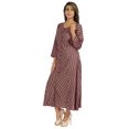 thumbnail image 3 of Bimba Robe Maxi Imprimée pour Femmes, Patte de Boutonnage avant, Robe Ethnique, Robes Décontractées en Rayonne, 3 of 7