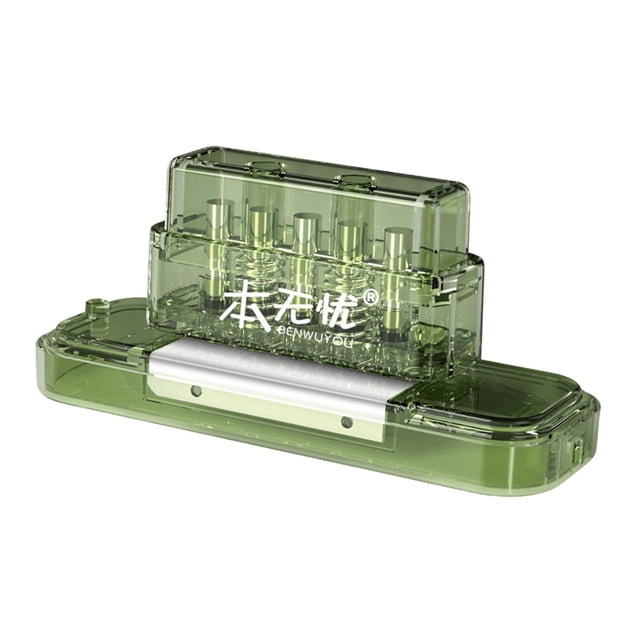 arctrm Perforatrice Mini à 5 Trous Perforatrice Portable Personnelle Reliure Multifonctionnelle pour Vert