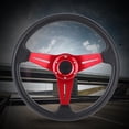 thumbnail image 4 of Volant 14 Pouces, 350mm/14 Po Voiture de Course Volant de Dérive Remplacement Accessoire Modifié Universel, 4 of 8