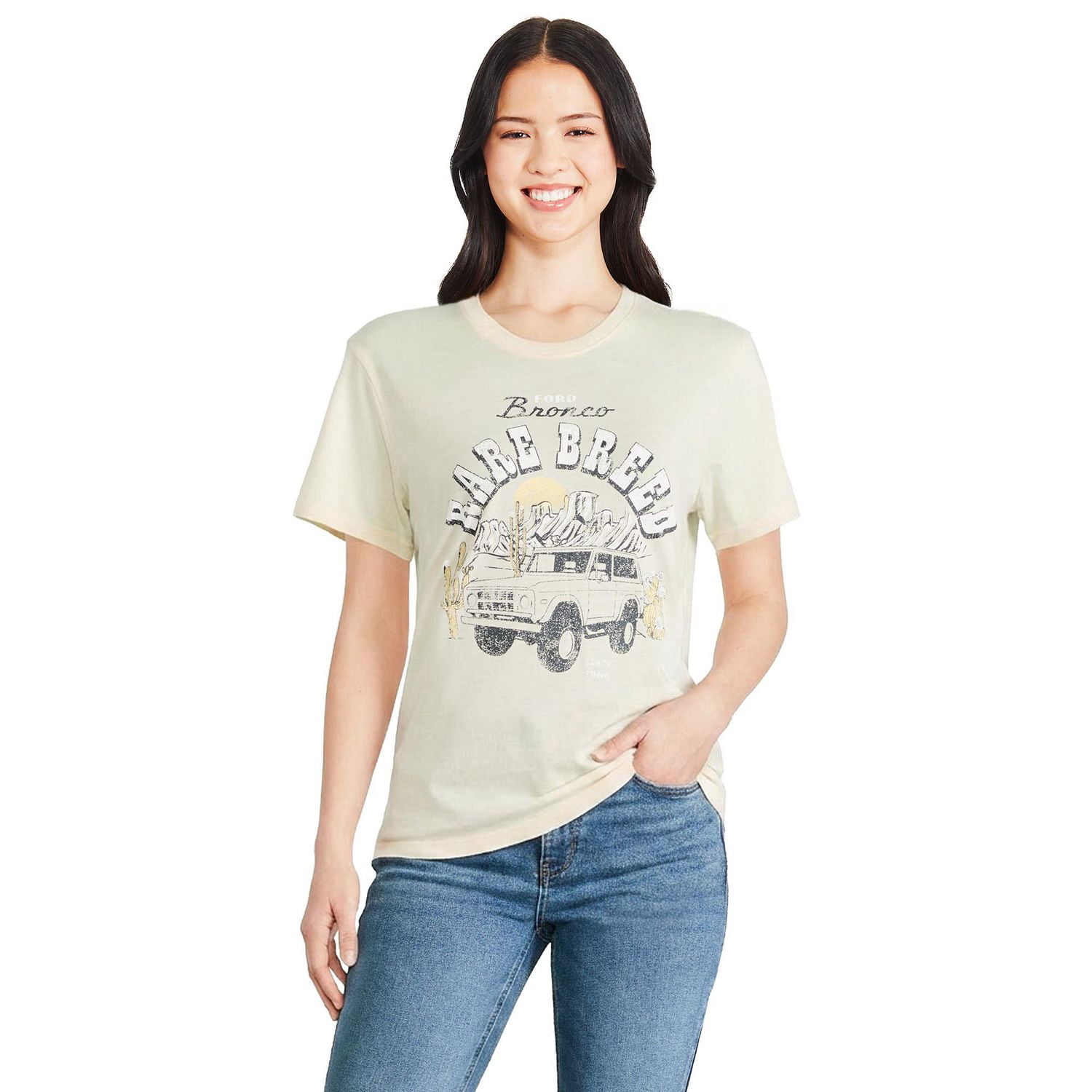 T-shirt à imprimé graphique Ford pour femmes