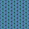 thumbnail image 1 of Ahgly Tapis d'Intérieur Lavable en Machine Carré Transitionnel Bleu Lapis, 7 Pieds Carré, 1 of 7