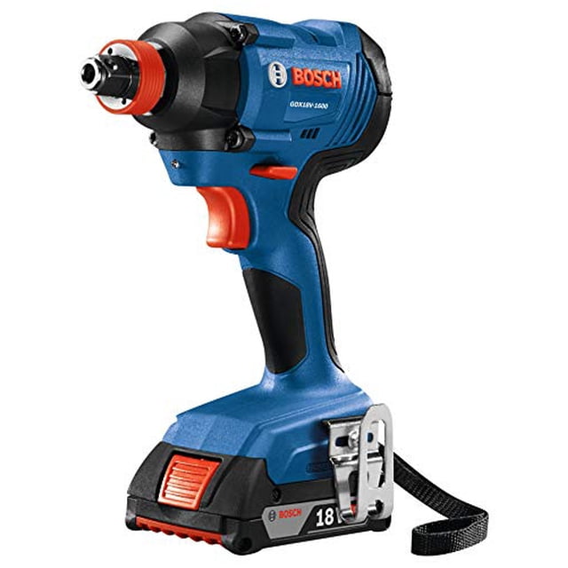 BOSCH GDX18V-1600B12 18V Freak 1/4 In. and 1/2 In. Two-In-One Bit/Socket Impact Driver Kit