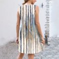 thumbnail image 4 of Ovzne Robes pour Femmes 2025 Robe Femme Robe de Printemps et d'Été pour Femmes Vacances Boutonnée Col en V à Bretelles Robe Haut Robe Femme Imprimée Liquidation, 4 of 6