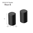 thumbnail image 2 of Sony BRAVIA Theater Rear 8 SA-RS8 Wireless Rear Speakers for BRAVIA Theater, 2 of 5