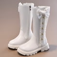 thumbnail image 1 of Elvqul Boots for Girls,Girls Shoes,Winter Zipper Riding Boot Faux Leather Size 10 Girls, 1 of 7