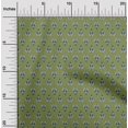 thumbnail image 1 of oneOone Silk Tabby Fabric Floral Block Printed Fabric 1 Yard 42 Inch Wide, 1 of 4