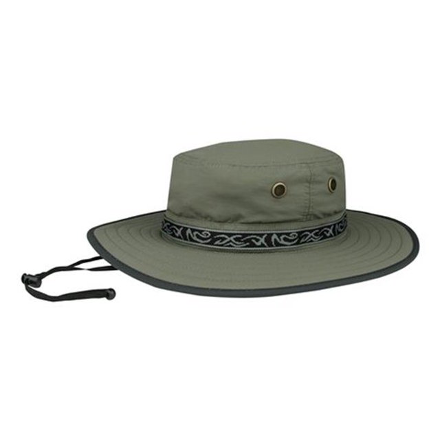 Juniper J7265 Taslon UV El Dorado Chapeau de Soleil, Olive - Grand
