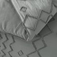 thumbnail image 3 of JML 3 Piece Tufted Comforter Set King,1 Comforter,2 Pillowcases, Geometric Design, Grey, 3 of 5