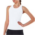 thumbnail image 1 of Timegard Womens Yoga Tank Tops Quick Dry Round Neck Sleeveless Rackback Workout Running Gym Top Trackshirts, 1 of 5