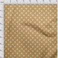 thumbnail image 4 of oneOone Cotton Poplin Light Brown Fabric Florals Sewing Material Print Fabric By The Yard 42 Inch Wide, 4 of 4