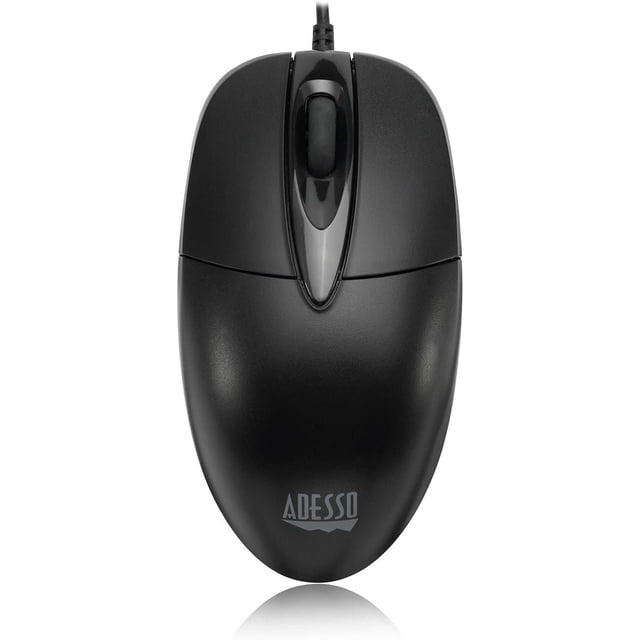 Adesso Desktop USB Optical Scroll Mouse, 1000DPI Resolution