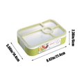 thumbnail image 3 of Summer Savings Kcavykas Lunch Box Microwave Oven Lunch Box Japanese Style Style Student Lunch Box Compartment Large Capacity Work with Cutlery Sealed Salad, 3 of 6
